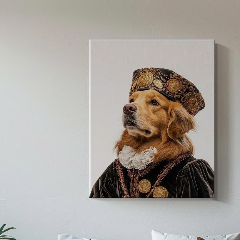 Custom Pet Portrait Poster Renaissance style avt