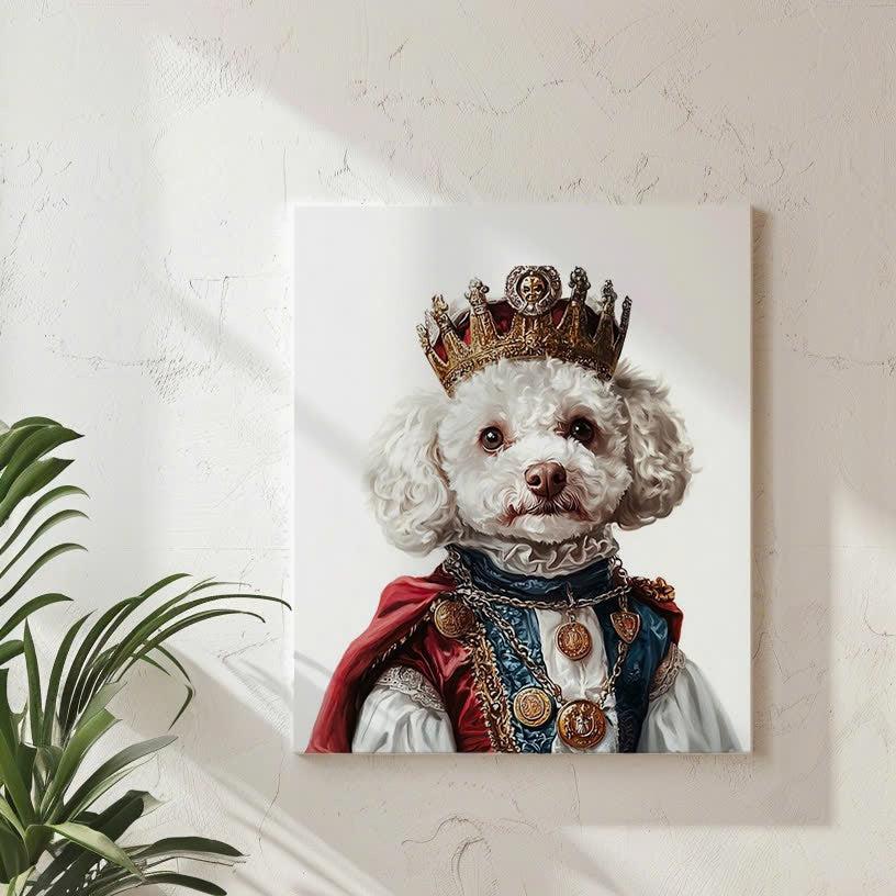 Customized Pet Portrait Canvas Renaissance style avt