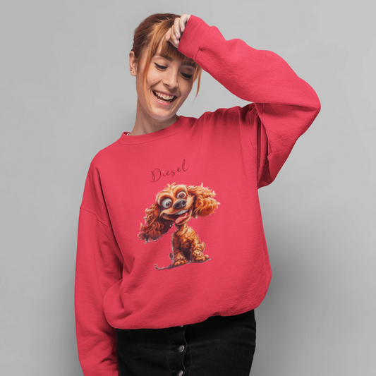 Personalized Pet Swear Shirt Using Pet Portrait in Caricature Style